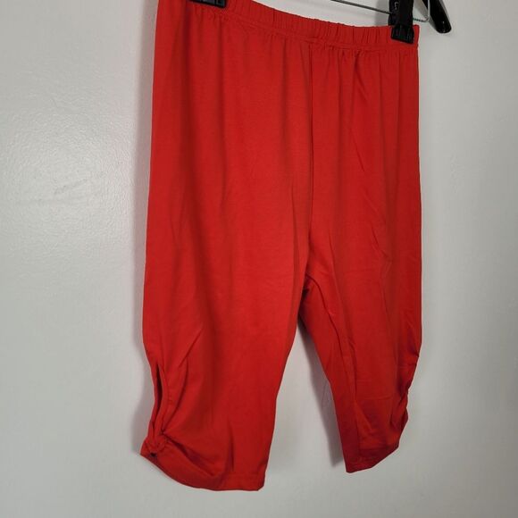 Set Of 3 NEW Biker Shorts Knee Length Under Skirt Modesty Red Purple White Large - Picture 3 of 14